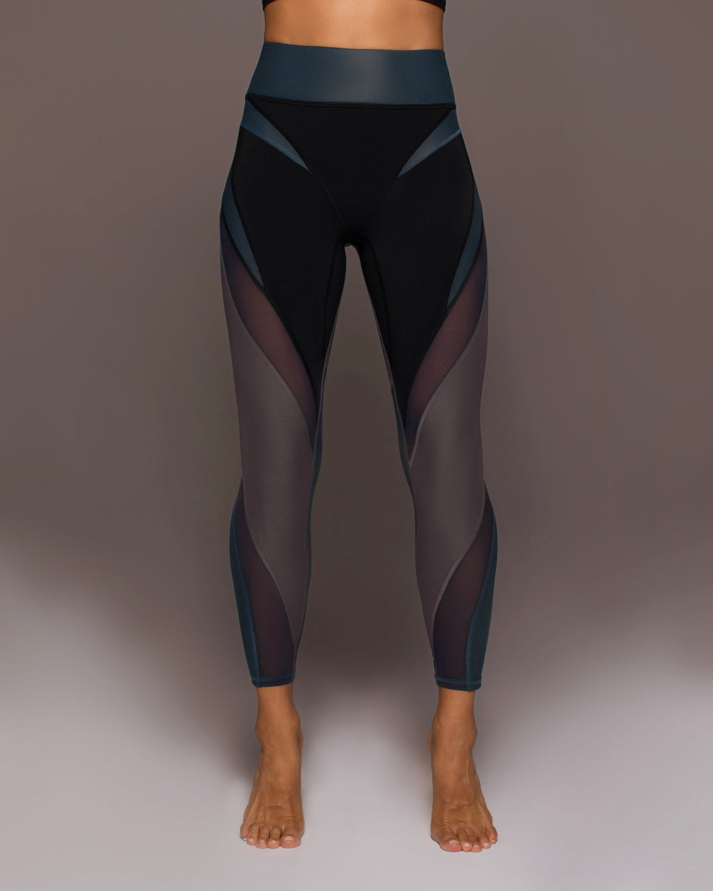 Aerial Gloss Legging - Blue Steel