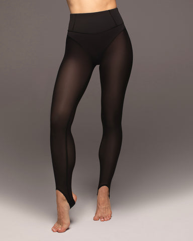 Ambient Texture Stirrup Legging - Black