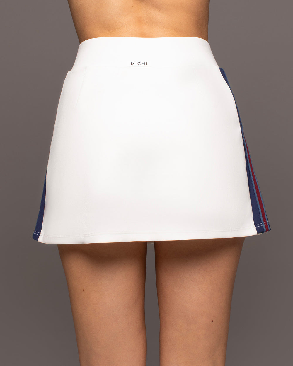 Arc Skirt - White/Marina