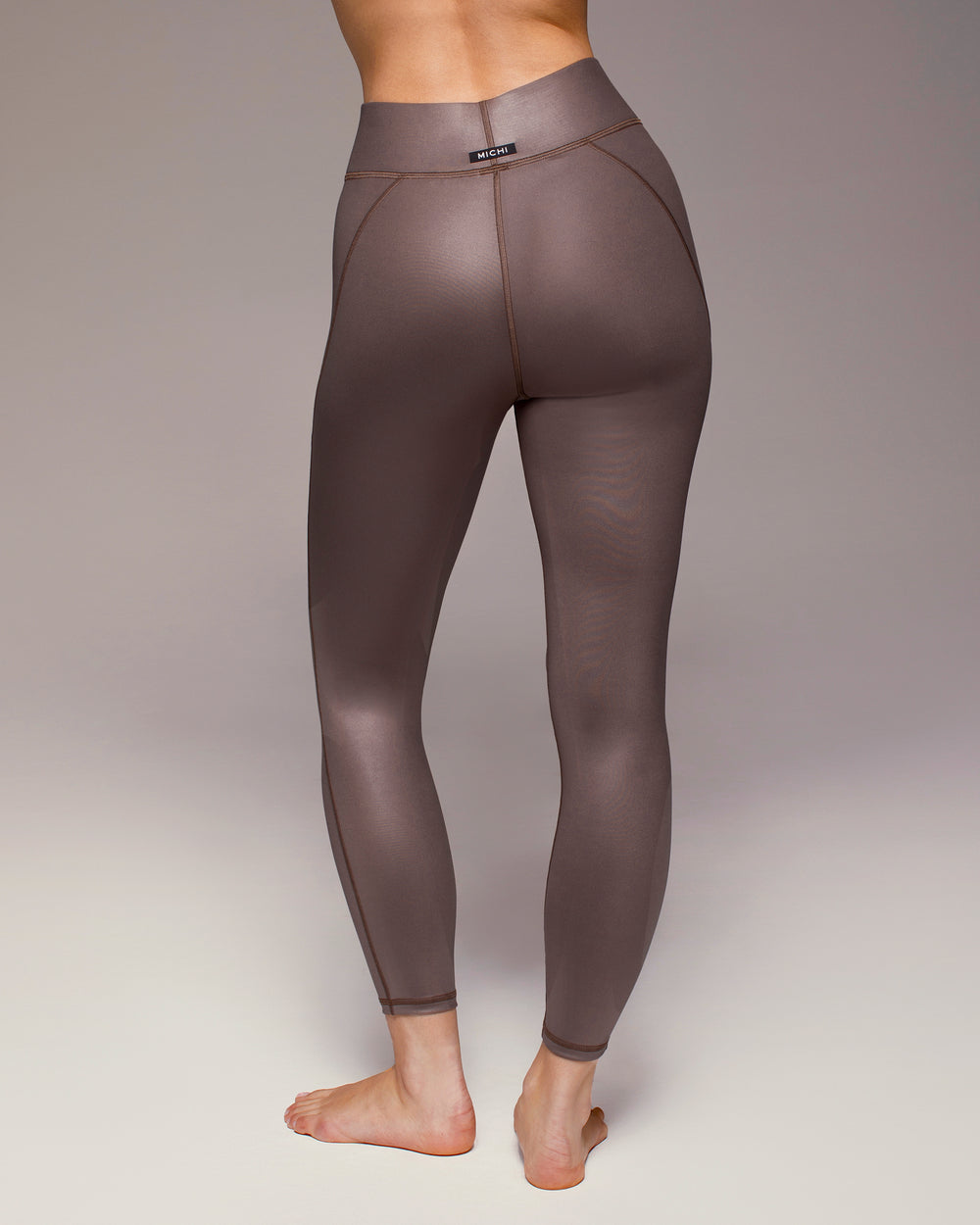 Liquid Gloss Legging - Bronzed Pewter