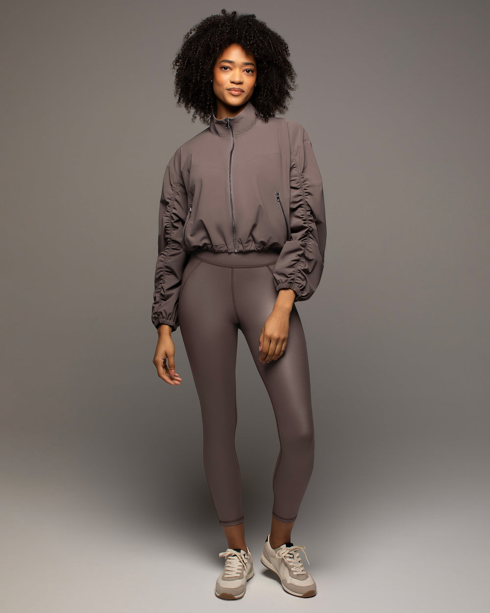 Liquid Gloss Legging - Bronzed Pewter