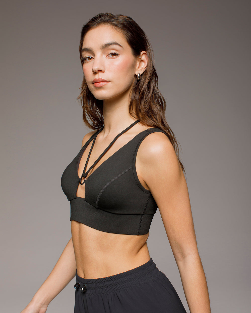 Odyssey Longline Bra - Black