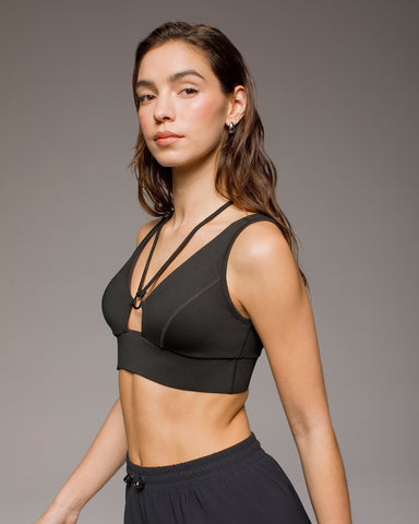 Odyssey Longline Bra - Black