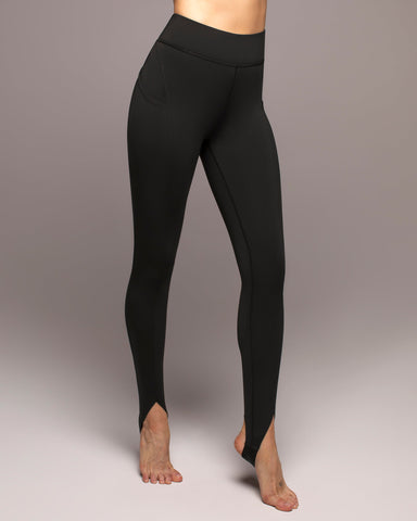 Odyssey Pocket Stirrup Legging - Black