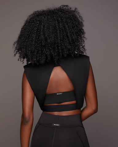 Pacific Crop Top - Black
