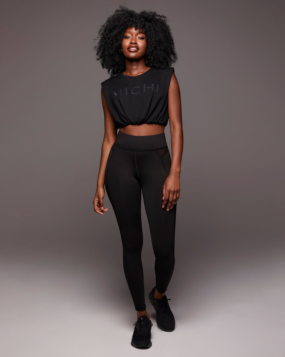 Pacific Crop Top - Black