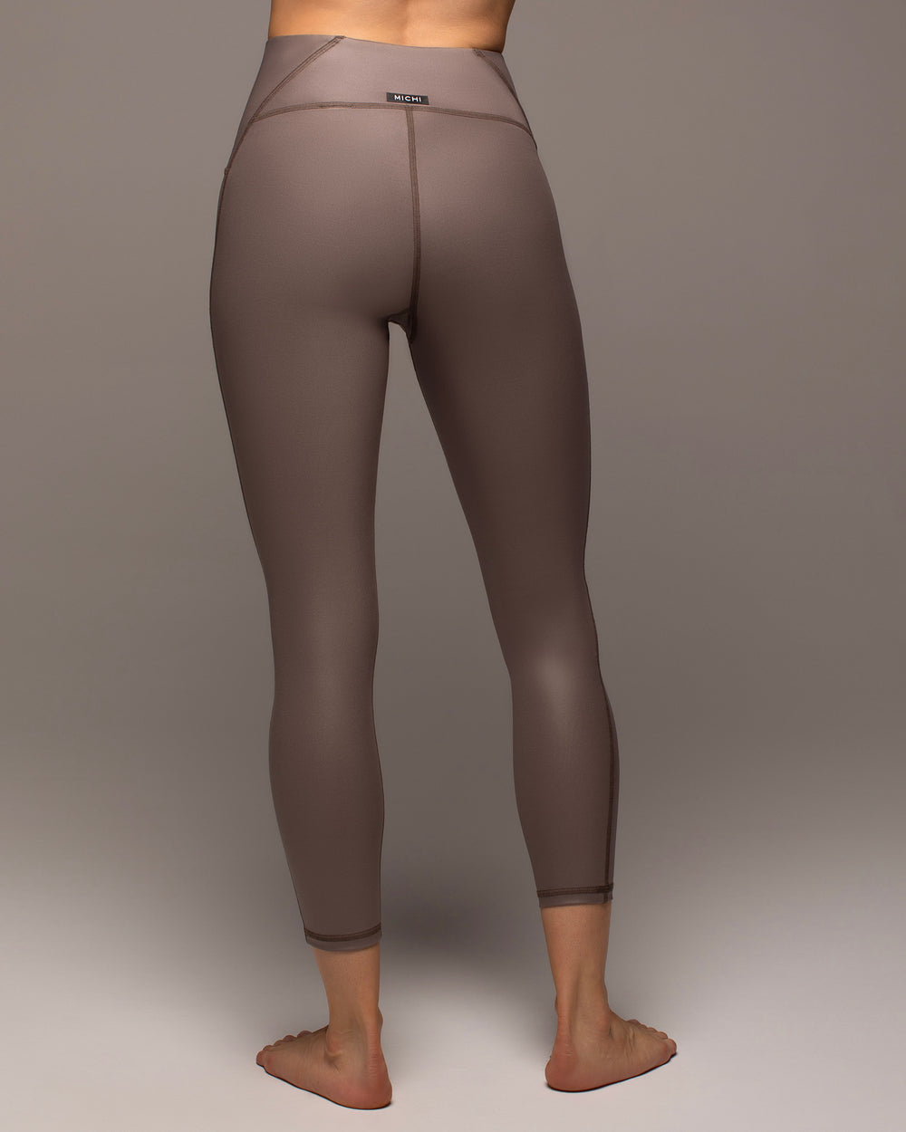 Palma Gloss Legging - Bronzed Pewter
