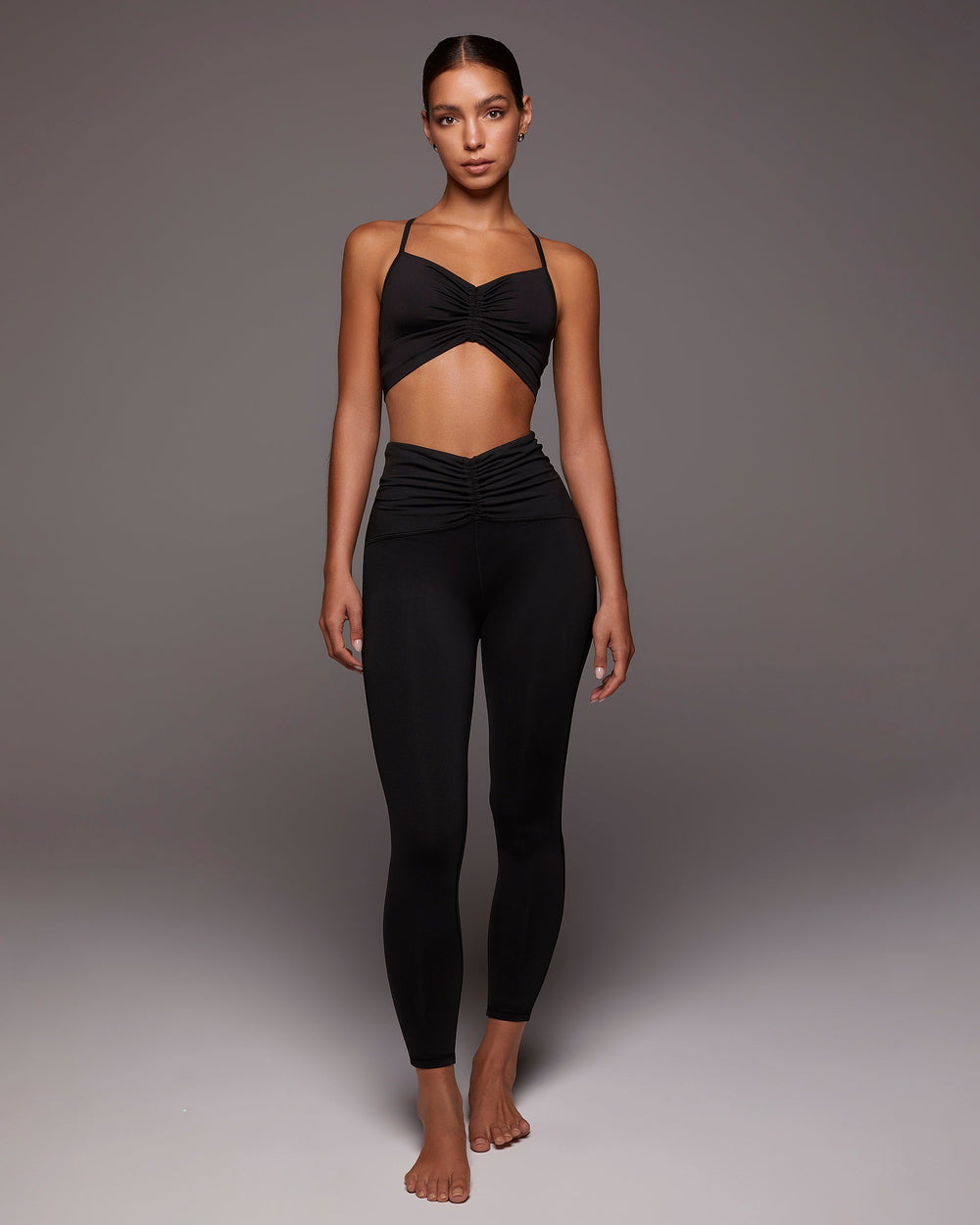 Palma Longline Bra - Black