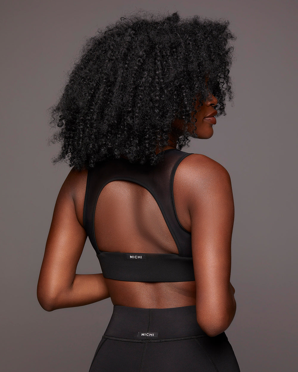 Solstice Longline Bra - Black