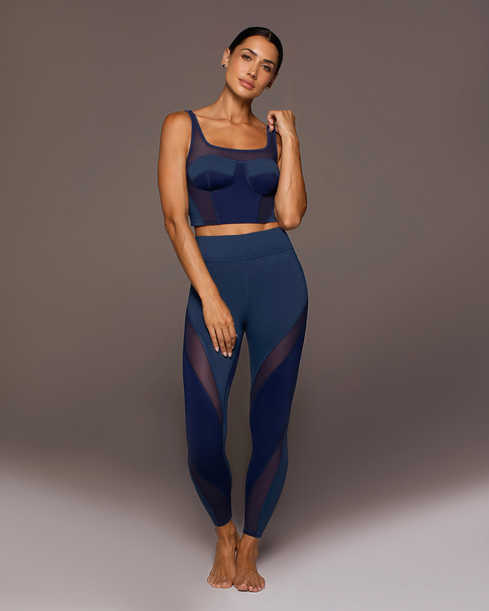 Theia Bustier - Ink/Admiral Blue