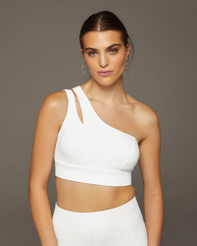 Tigress Longline Bra - White