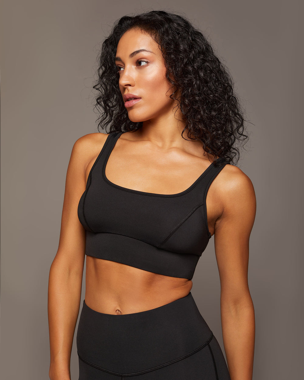 Basal Longline Bra - Black