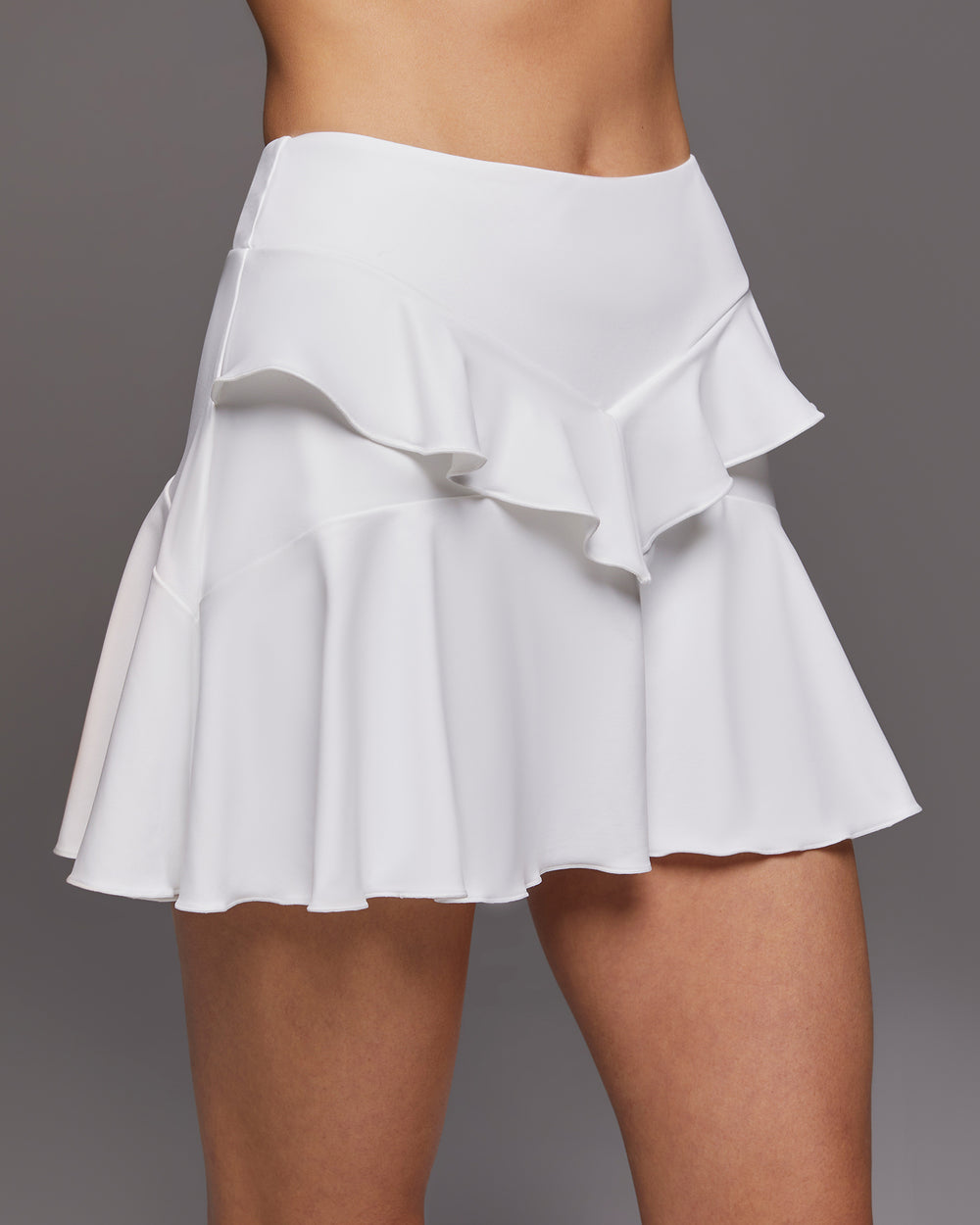 Calipso Skirt w/ Shorts - White