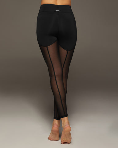 Revue Mesh Legging - Black