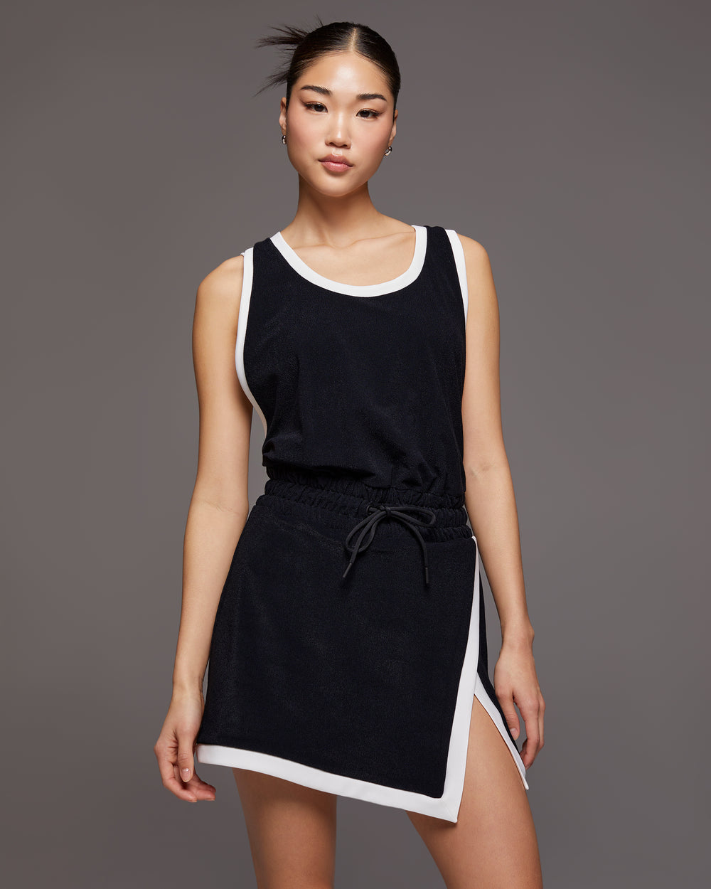 Sabato Dress - Black/White
