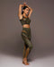 Aerial Gloss Bustier - Bronzed Olive