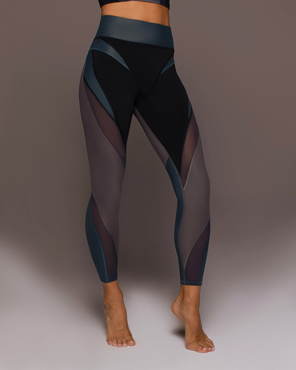 Aerial Gloss Legging - Blue Steel