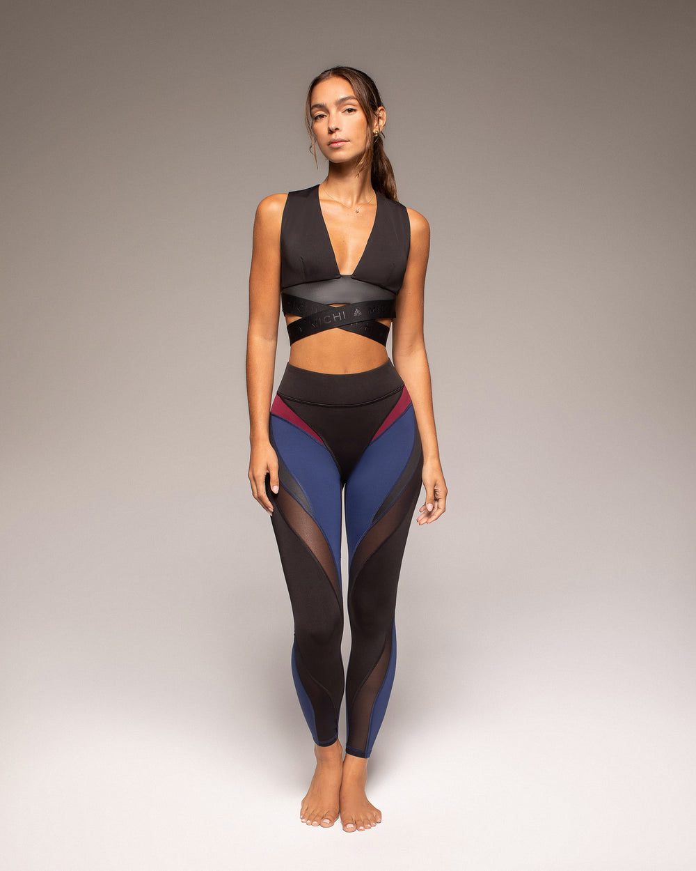 Aerial Legging - Midnight Rouge
