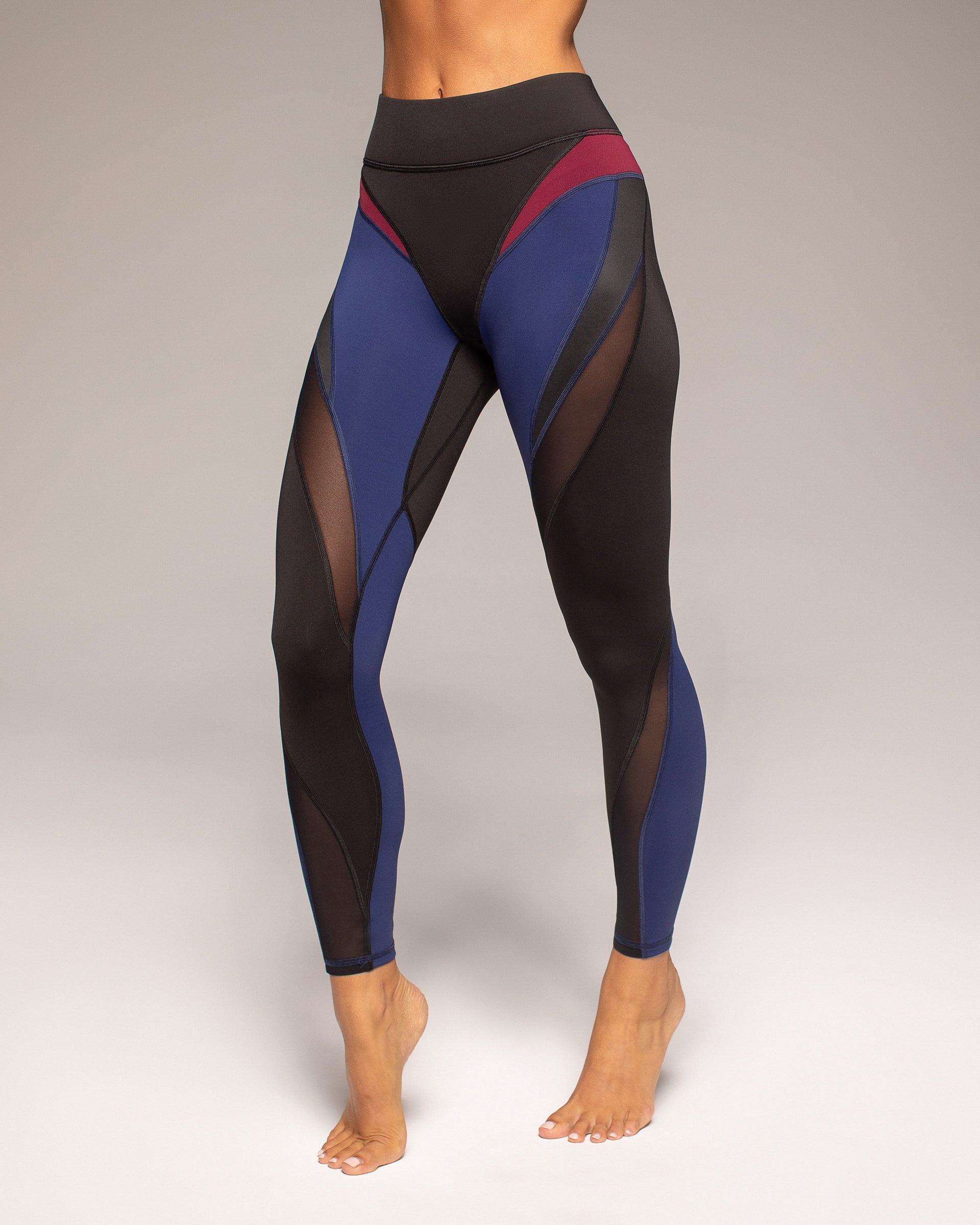 Aerial Legging - Midnight Rouge