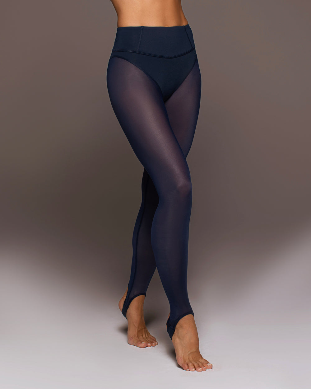 Ambient Stirrup Legging - Deep Sea Navy/ Black