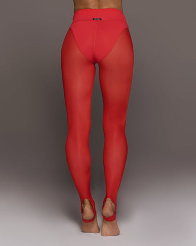 Ambient Stirrup Legging - Fire Red