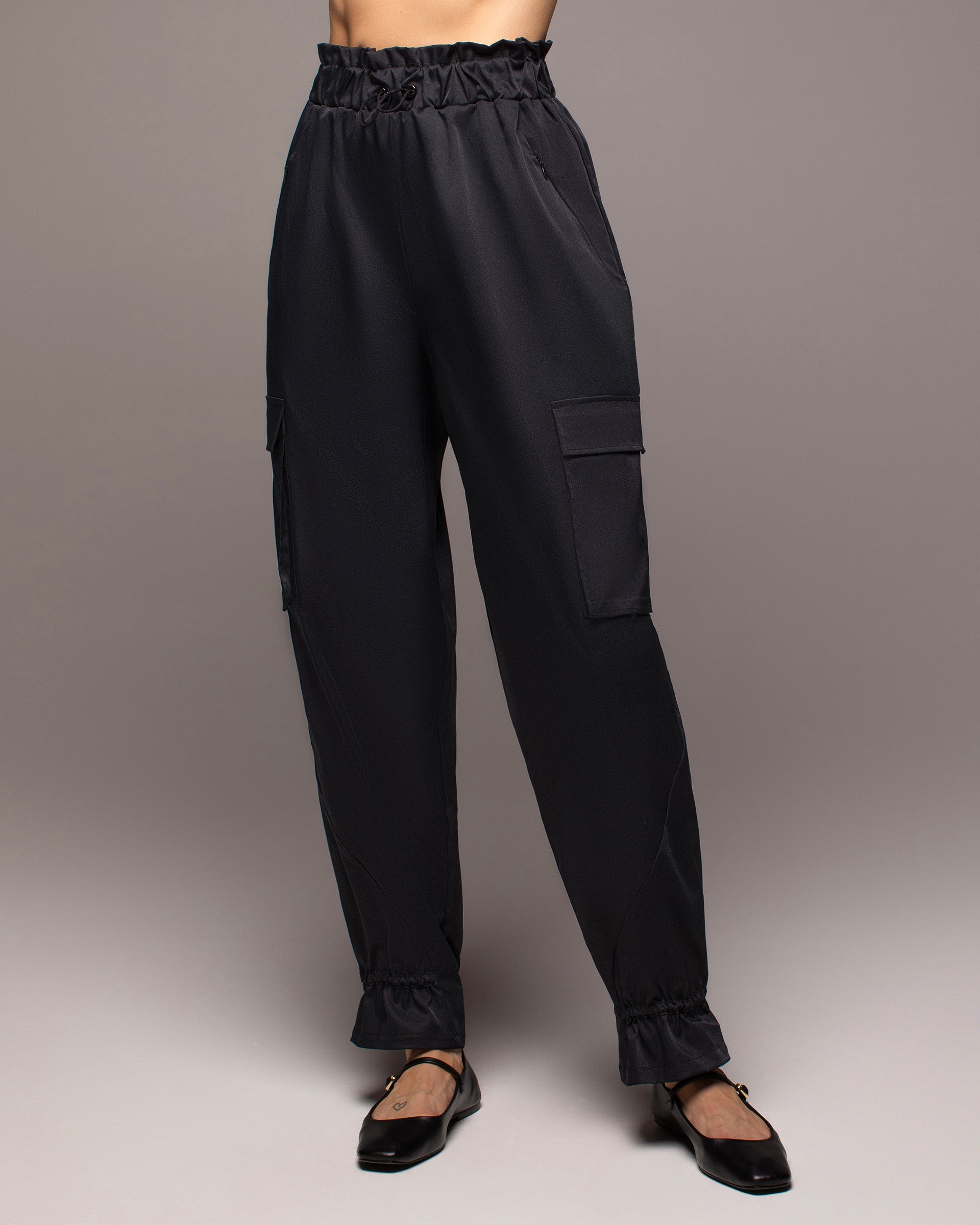 Ares Cargo Pant - Black