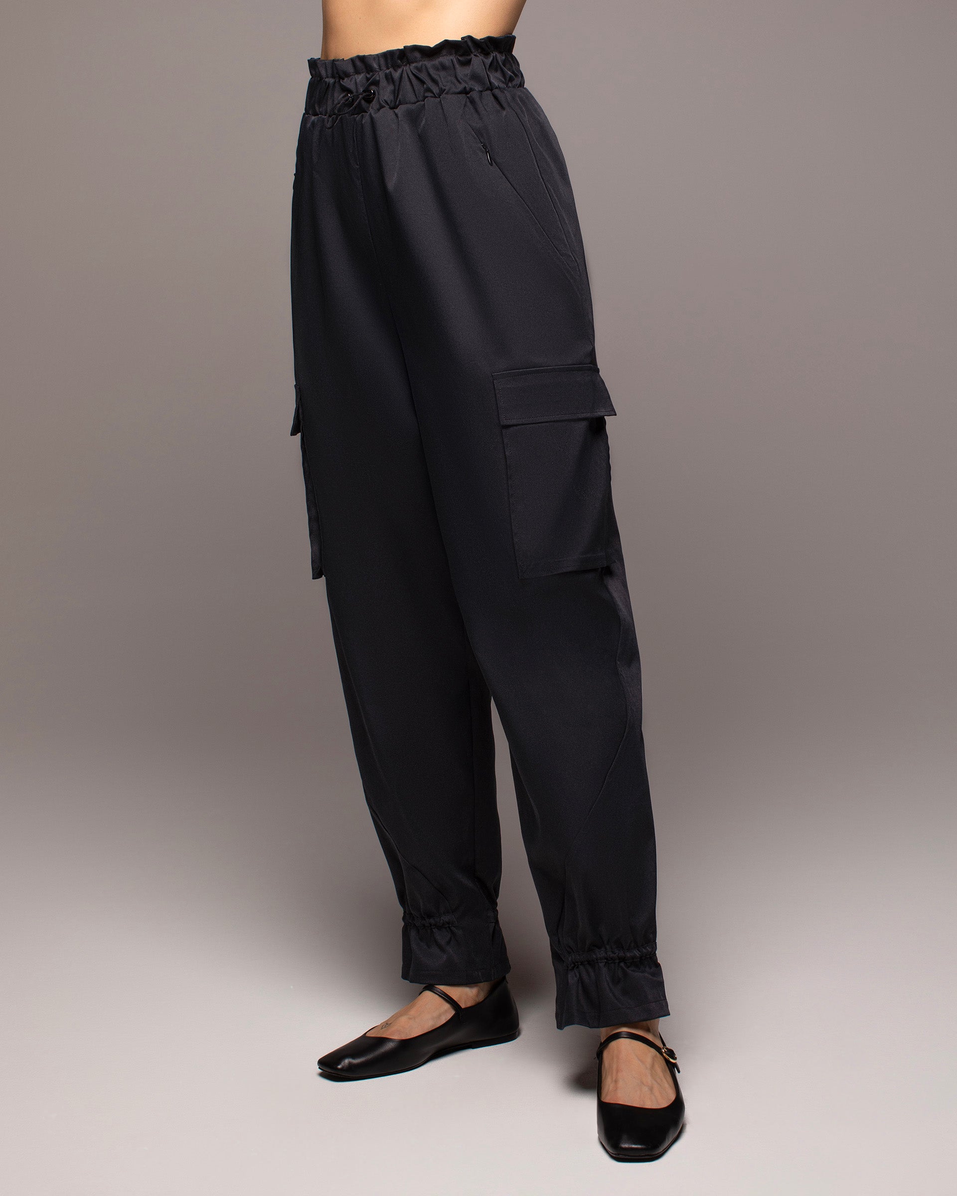 Ares Cargo Pant - Black