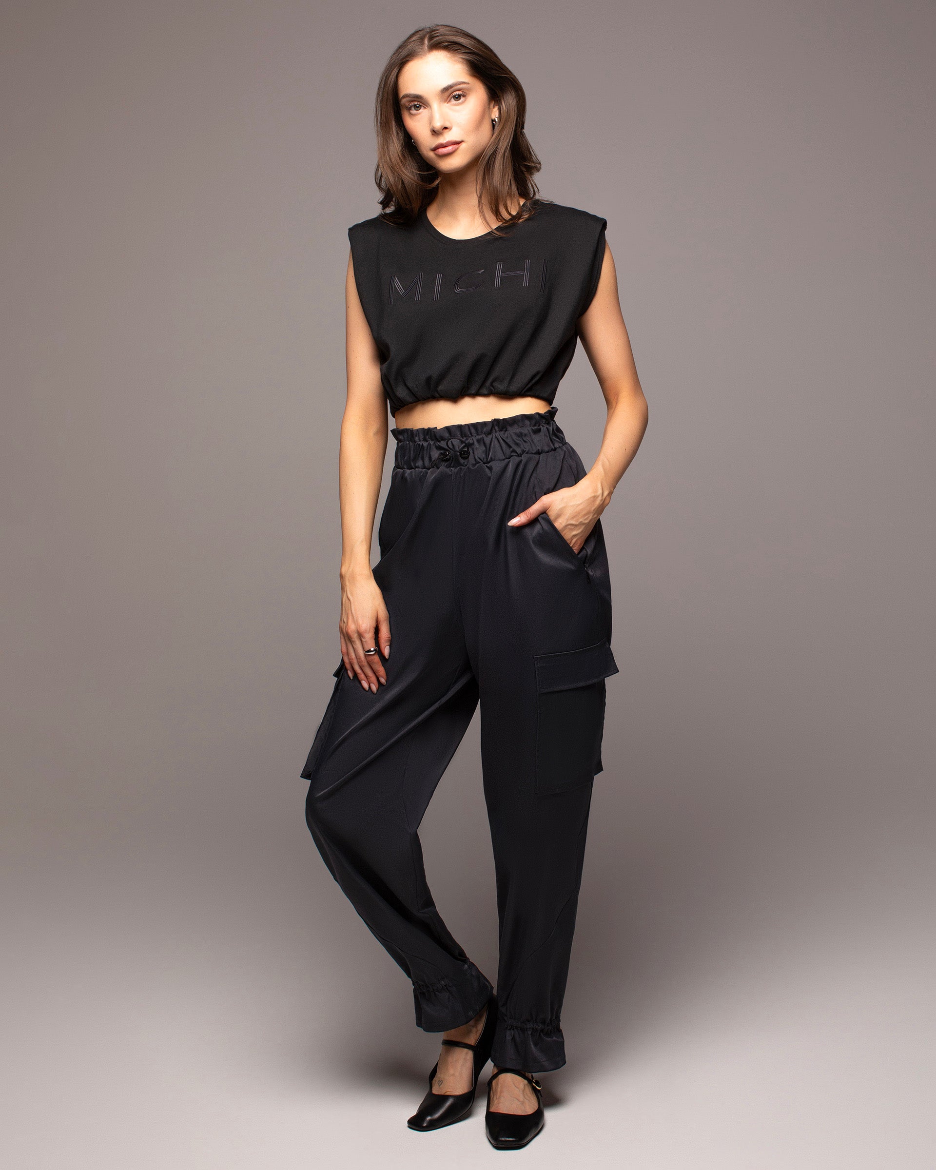 Ares Cargo Pant - Black