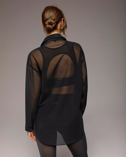 mesh dress shirt Michi Ares Top Black / L Select Color:Khaki Kos Couture DD1349 Midi Turn heads without saying maternity gown
