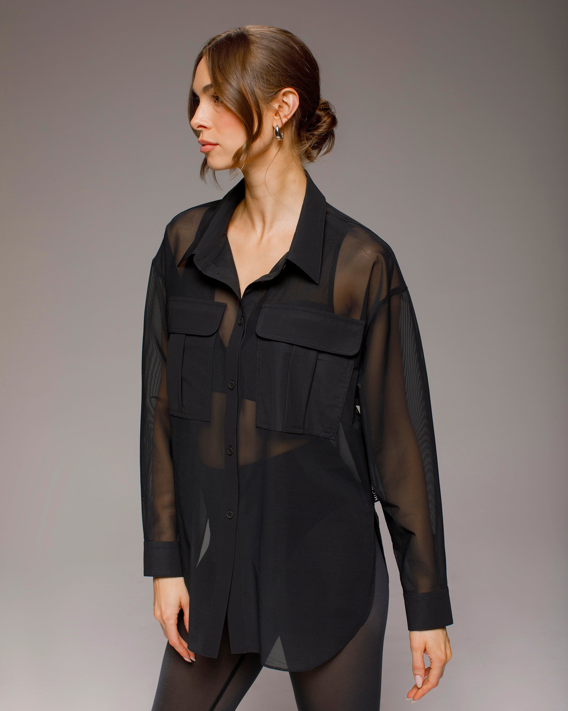 Ares Mesh Shirt - Black