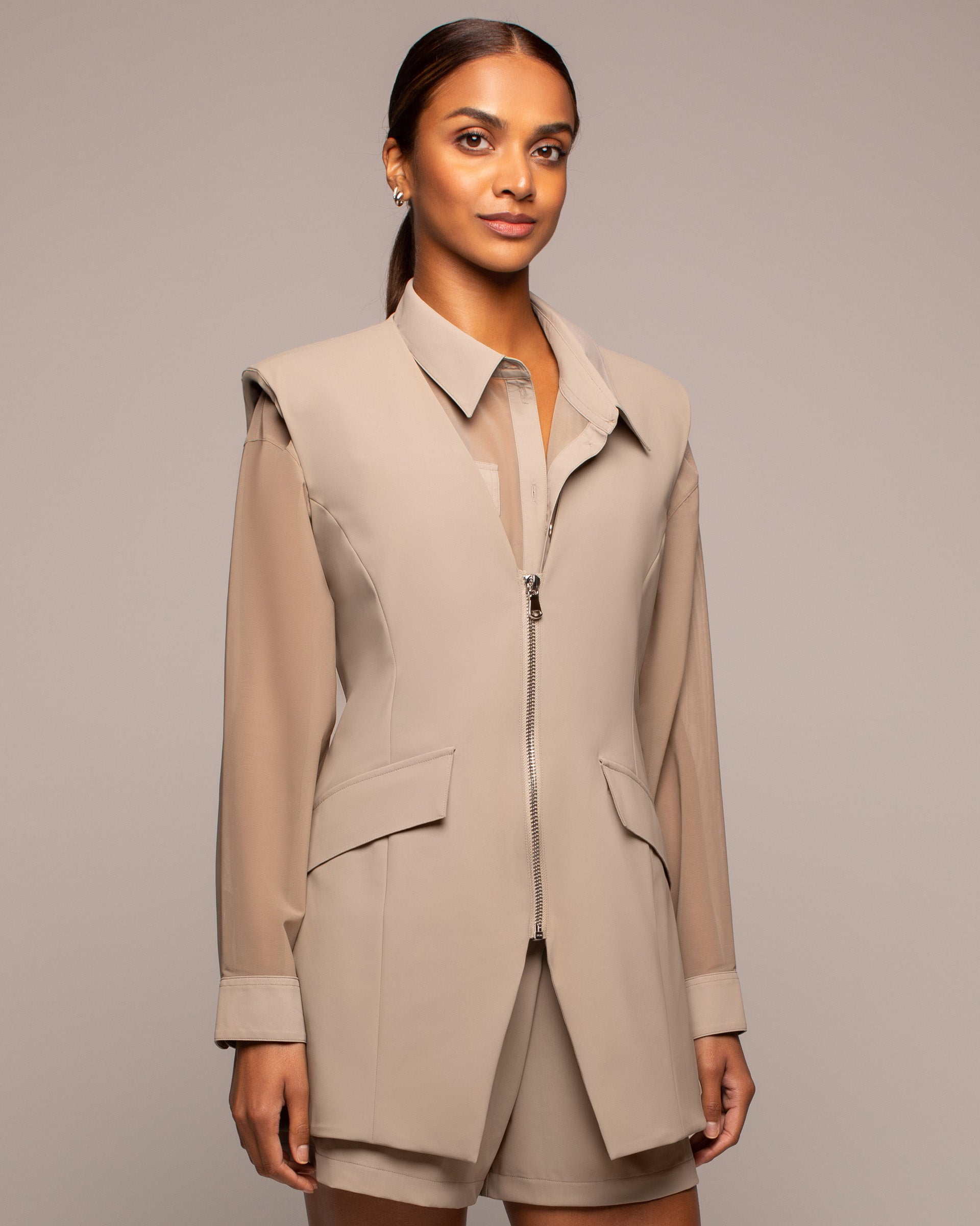 Ares Mesh Shirt - Dune