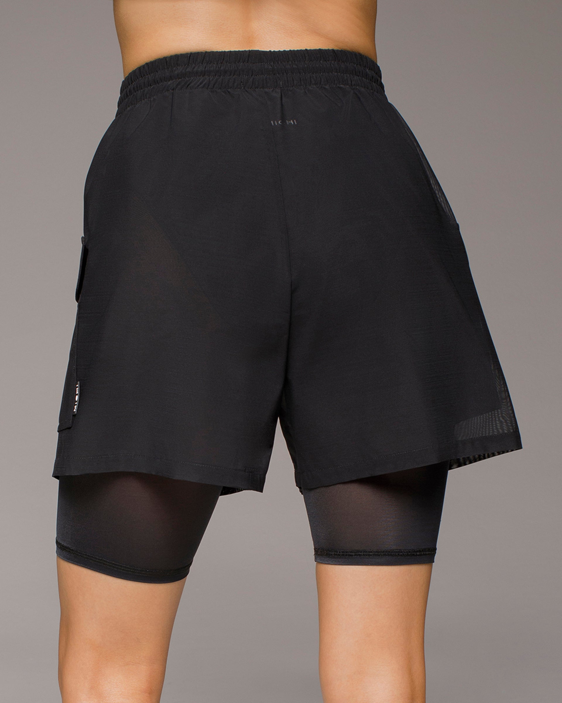 Ares Mesh Short 4 Inch - Black