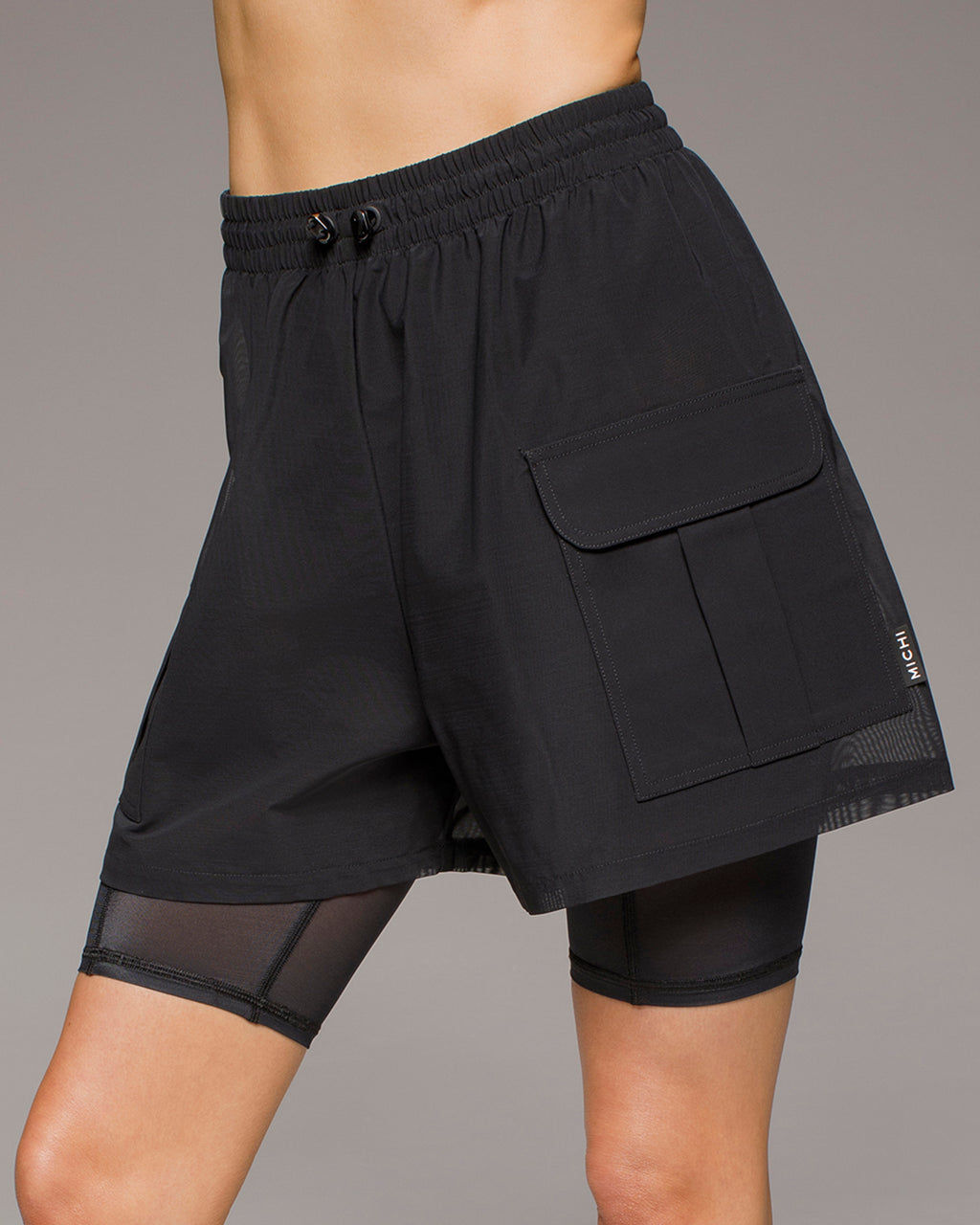 Ares Mesh Short 4 Inch - Black