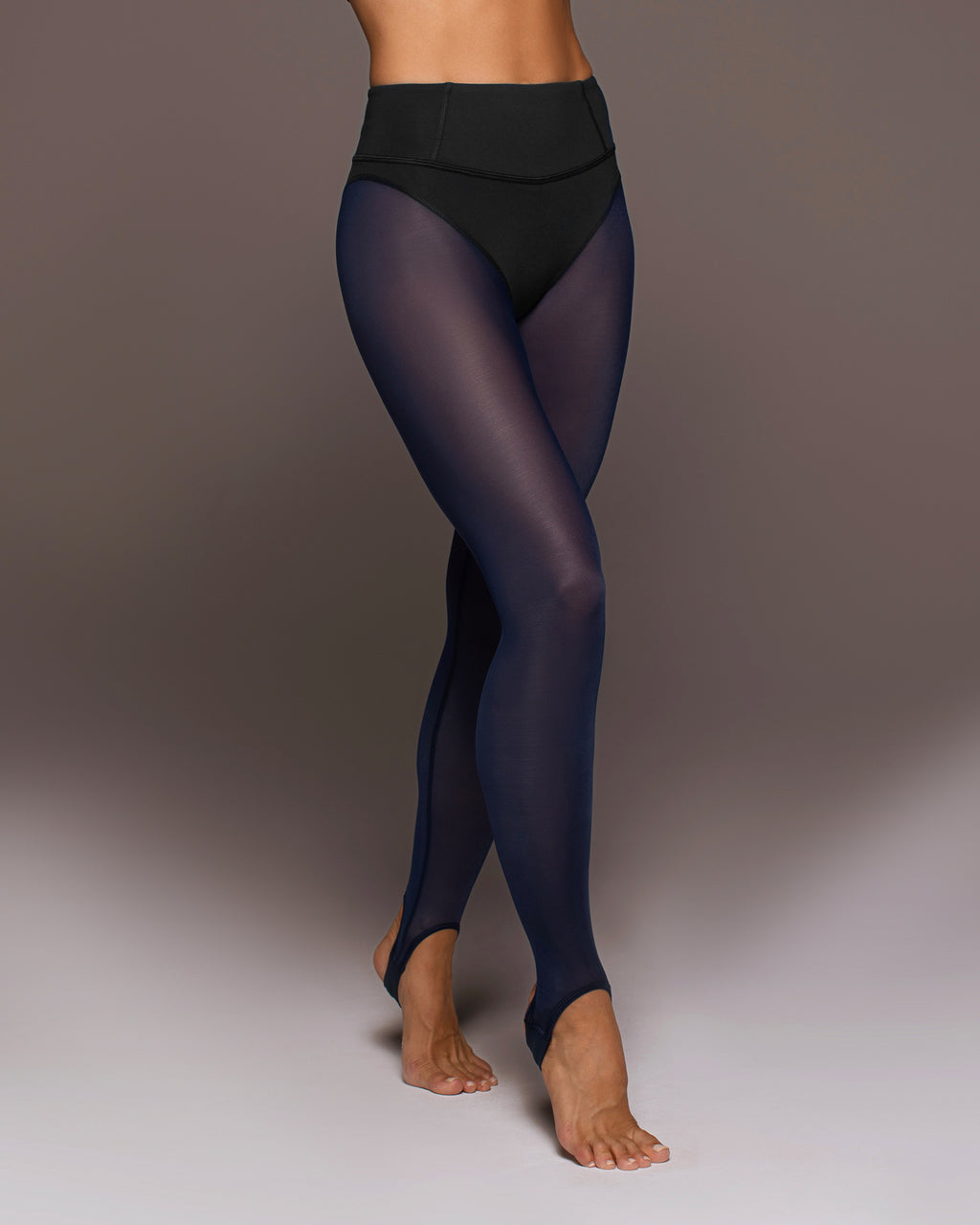 Ambient Stirrup Legging - Deep Sea Navy/ Black