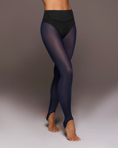Ambient Stirrup Legging - Deep Sea Navy/ Black