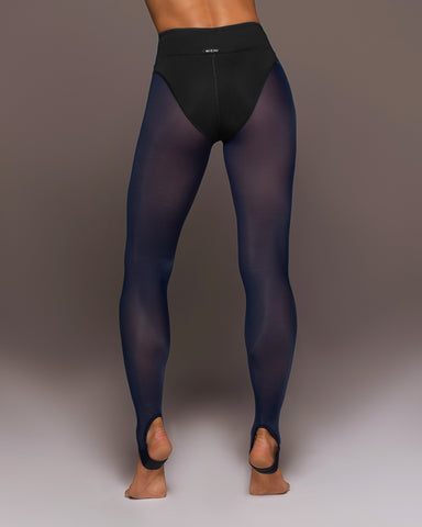Ambient Stirrup Legging - Deep Sea Navy/ Black