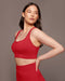 Basal Longline Bra - Fire Red