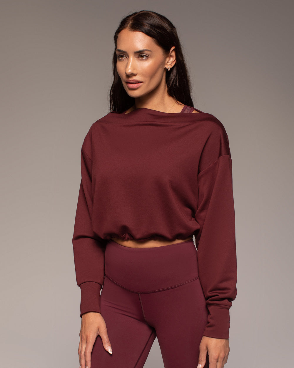 CADENCE SWEATSHIRT - Bordeaux