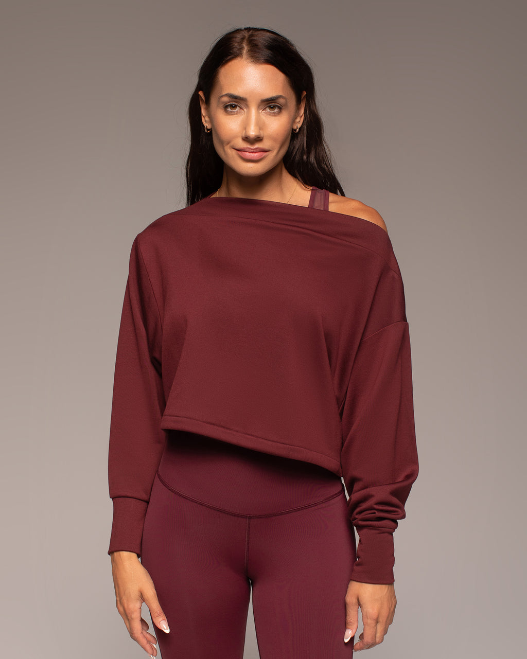 CADENCE SWEATSHIRT - Bordeaux