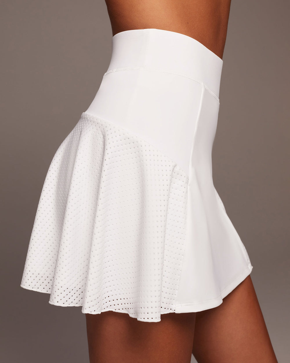 Electric Tennis Skirt w/ Shorts - White