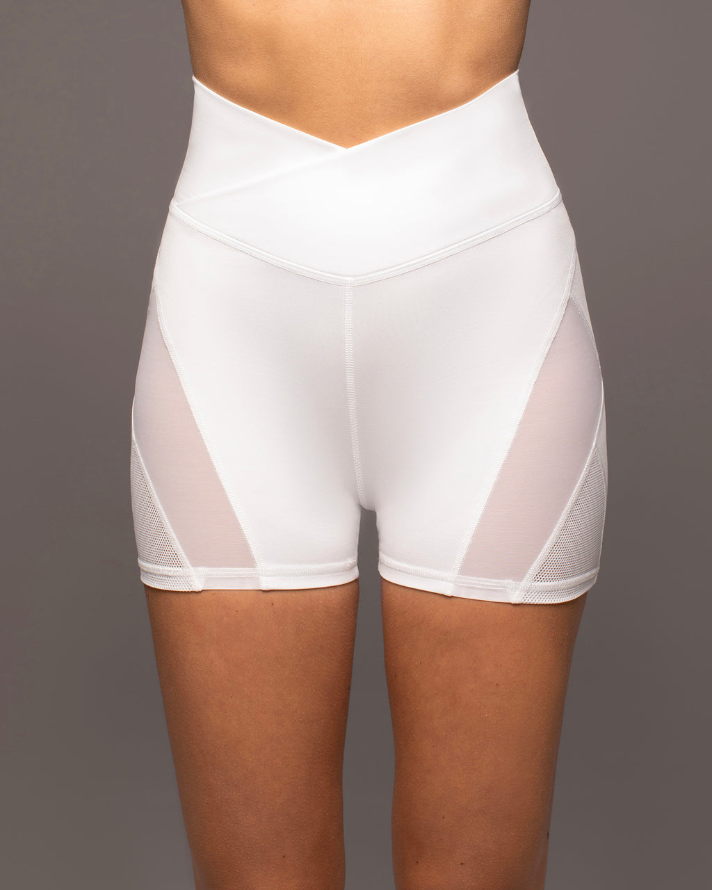Enigma Bike Short 5 Inch - White