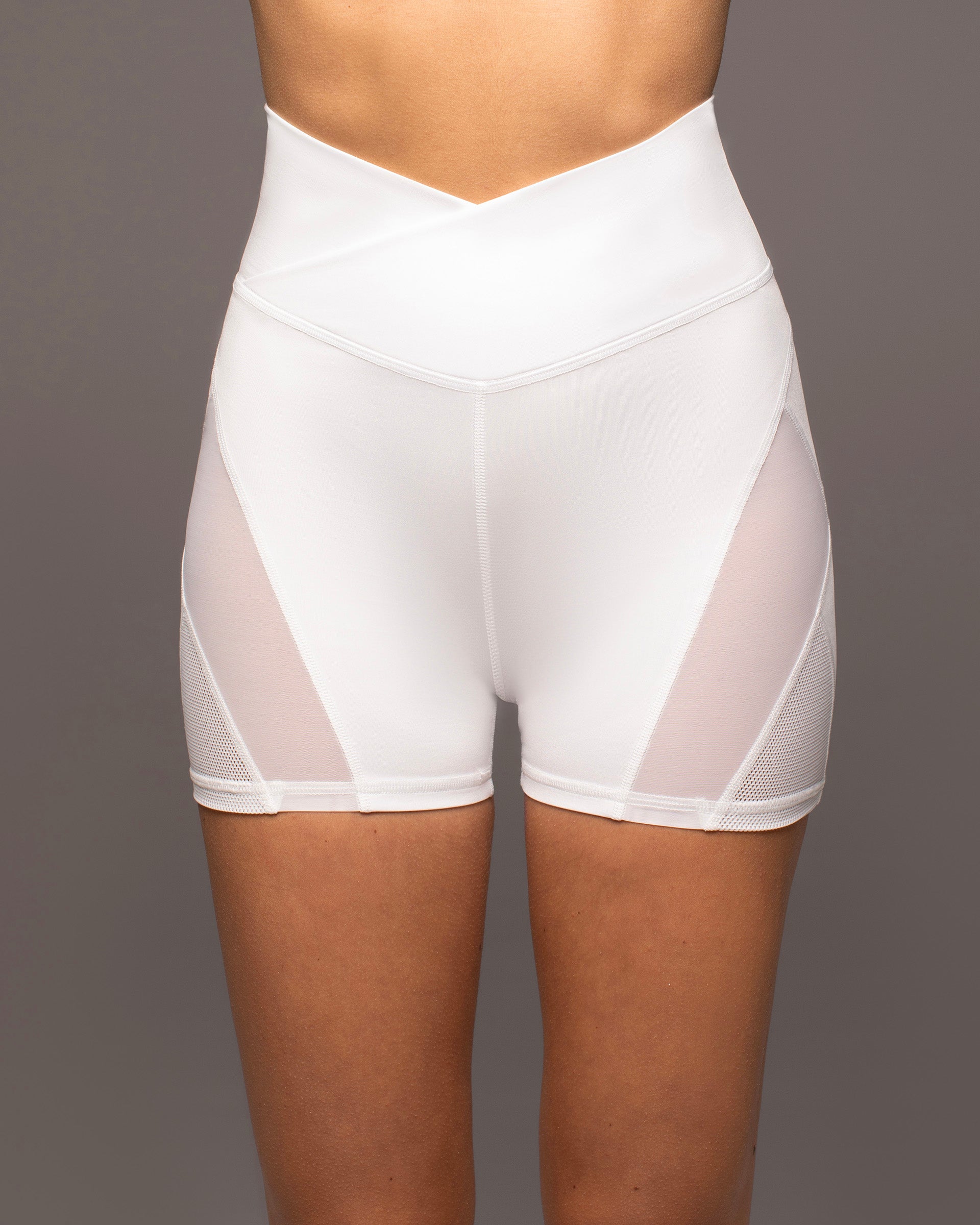 Enigma Bike Short 5 Inch - White