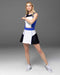 Electric Tennis Skirt w/ Shorts - Cobalt