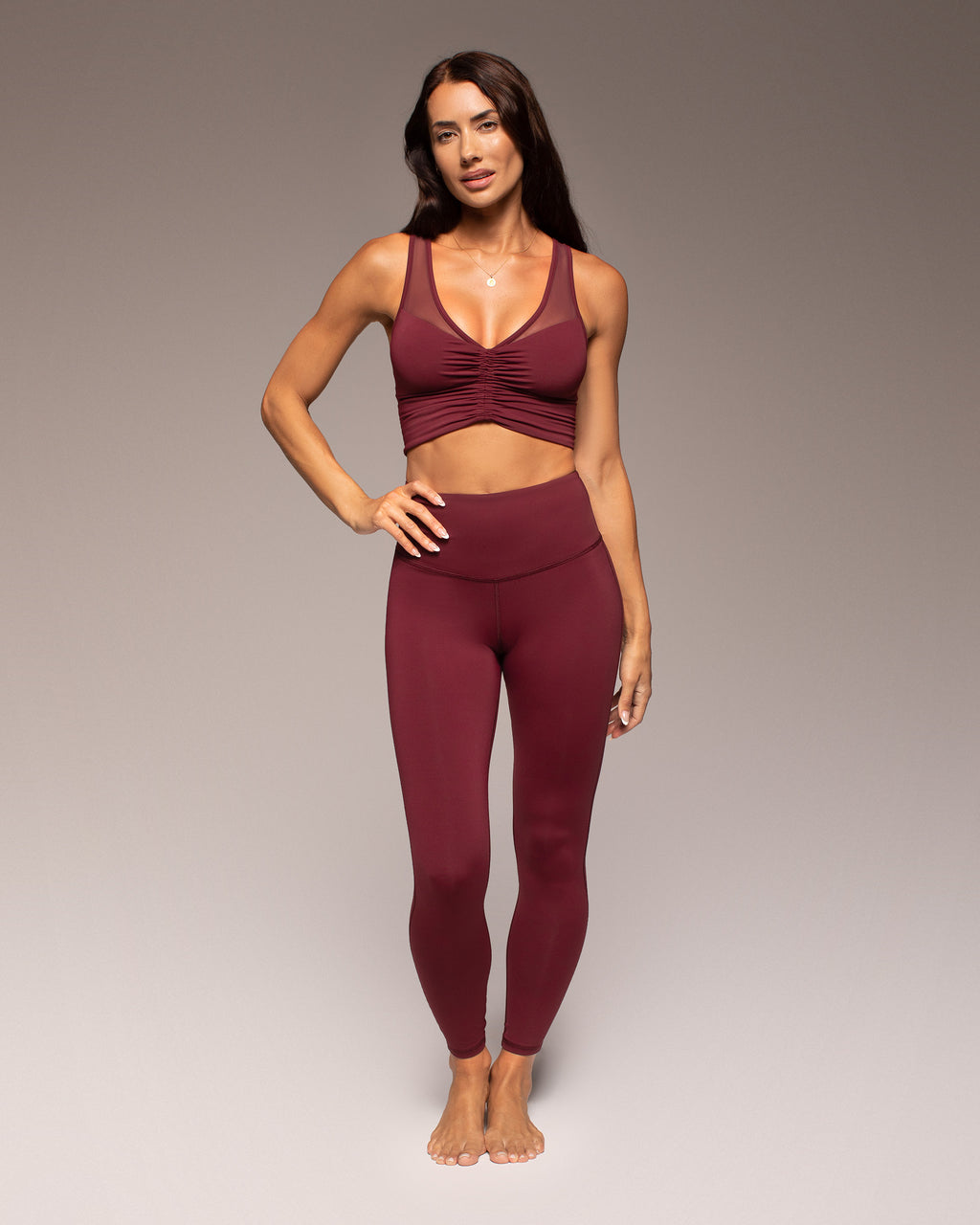 Instinct Legging - Bordeaux
