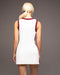 Ivy Dress - White/Earth Red