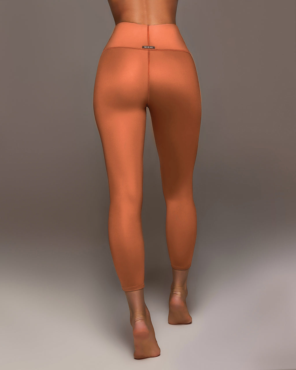 Instinct Gloss Legging - Burnt Orange