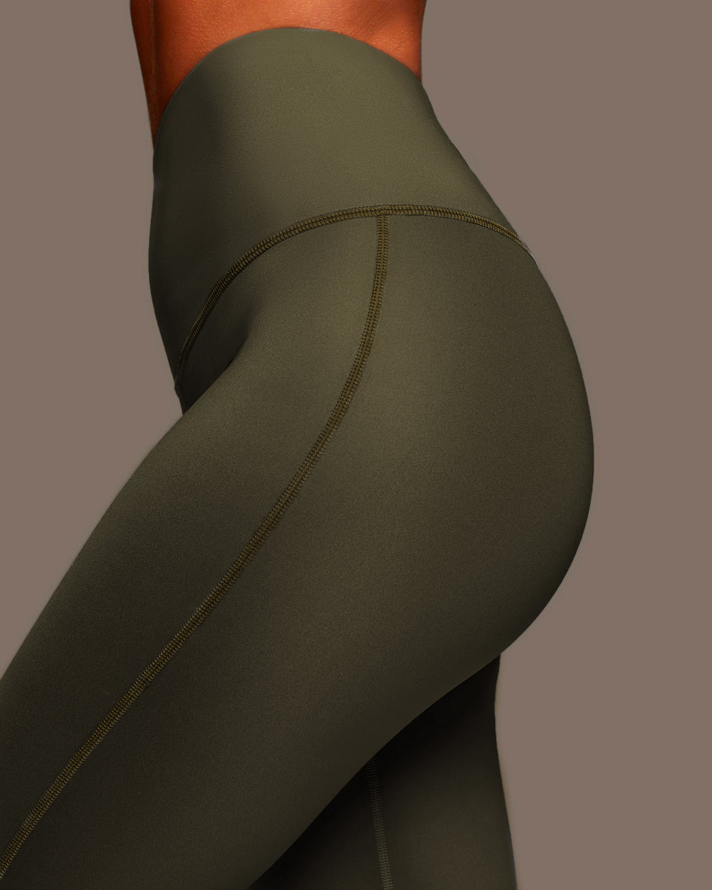 Instinct Gloss Legging - Olive