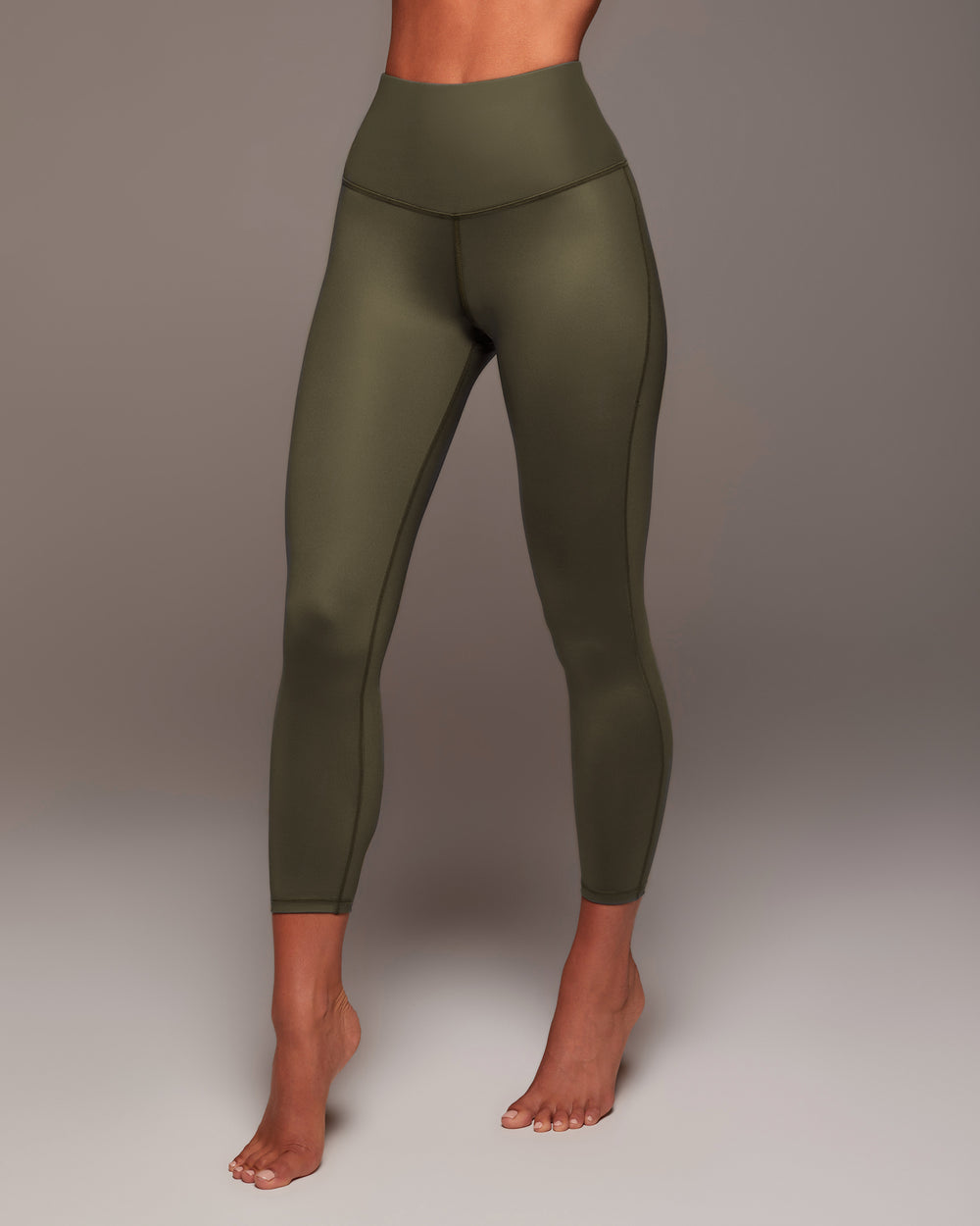 Instinct Gloss Legging - Olive