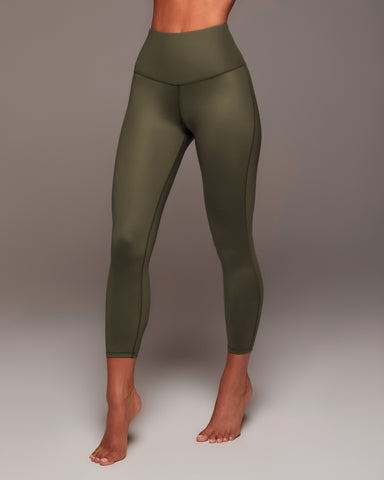 Instinct Gloss Legging - Olive