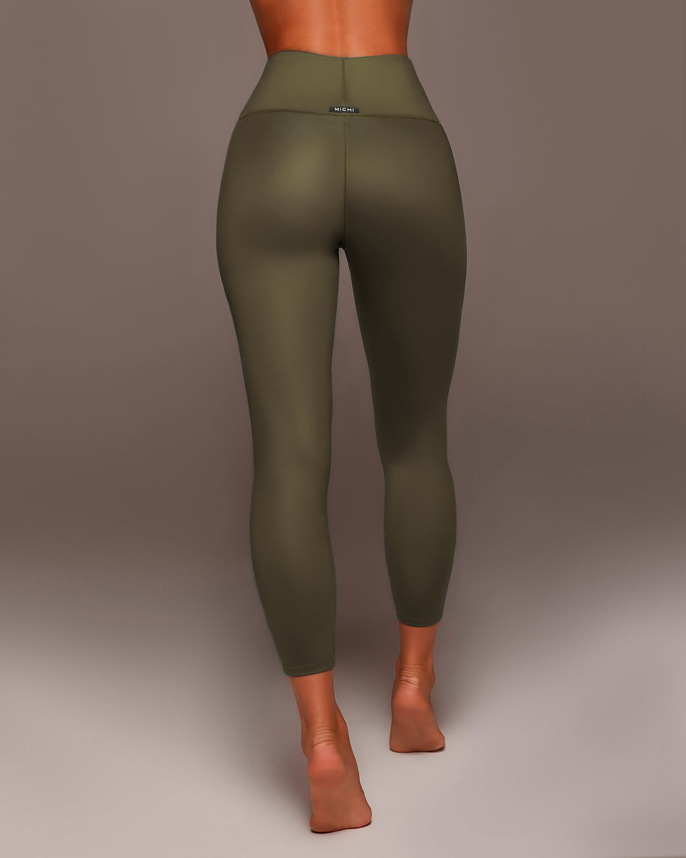 Instinct Gloss Legging - Olive